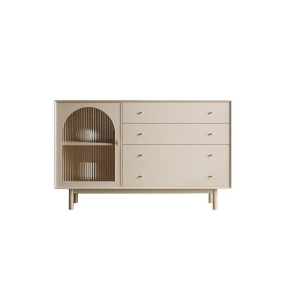 Meerveil Sideboard, One Glass Door With Four Drawers-Ritconcept-Rit Concept