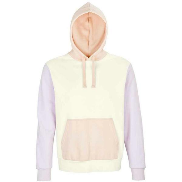 SOLS Unisex Adult Collins Contrast Organic Hoodie - Off White