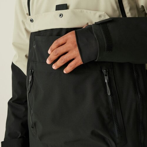 Dare 2B Mens II T-Bar Overhead Ski Jacket - Abbeystone/Black