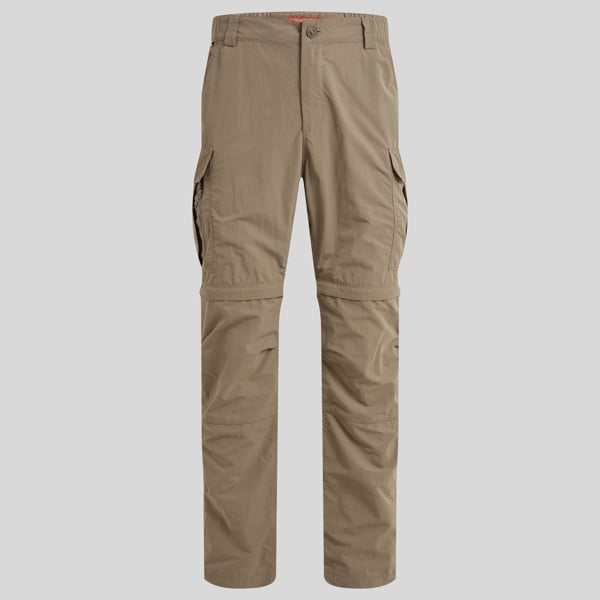 Craghoppers Men's NosiLife III Convertible Cargo Trousers - Pebble