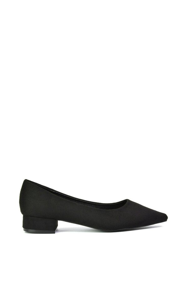 XY LONDON Pointed Toe Wedding Shoes Low Heel Bridal Heels
