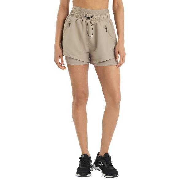 Umbro Womens/Ladies Pro Training Shorts - Moon Rock