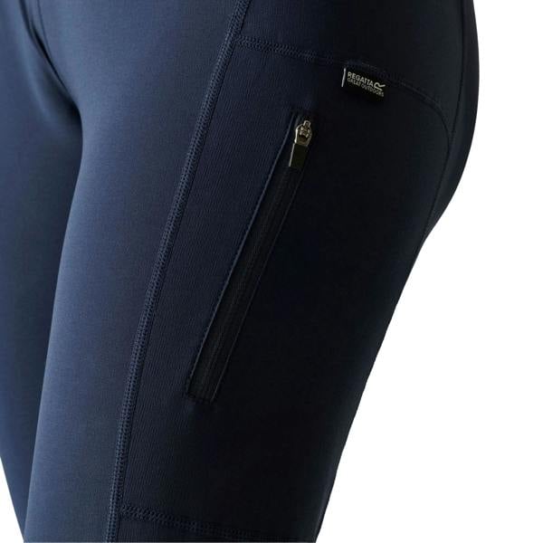 Regatta Womens/Ladies Monira Water Repellent Hiking Leggings - Navy - 