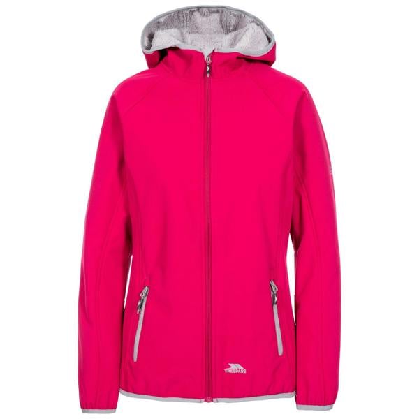 Trespass Womens Emery Softshell Fleece - Cassis - 