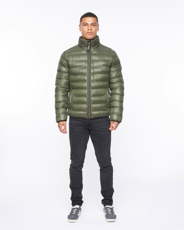 Duck and Cover Shemmy Two Quilted Jacket Dark Olive