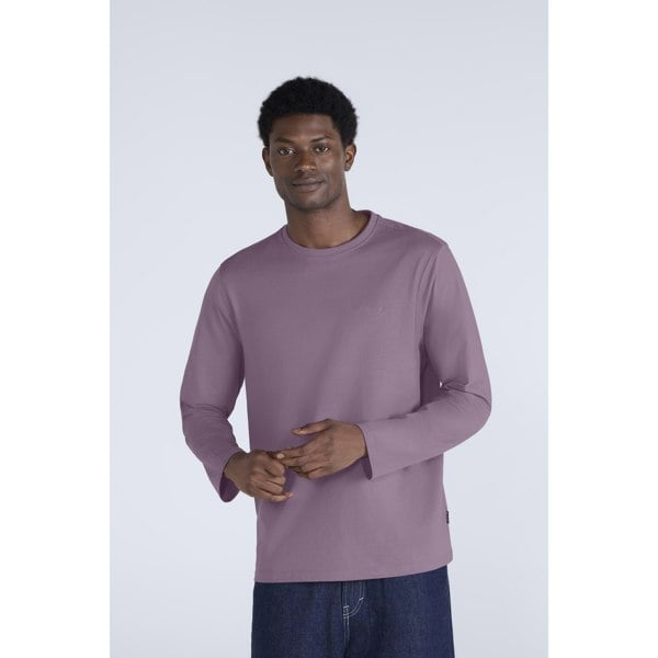 Animal Mens Otis Long-Sleeved T-Shirt - Purple/Purple