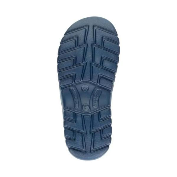 Navy Fashy Seafield Pool Slipper with textured sole and logo