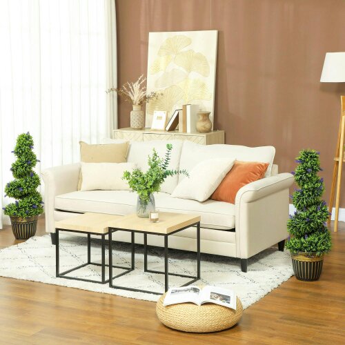 Wyld Haus Vadi Set Of 2 Artificial Lavender Style Trees 90cm