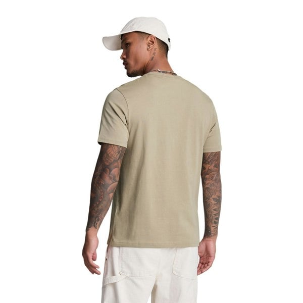 Lyle & Scott Mens Plain T-Shirt - Sage Uniform