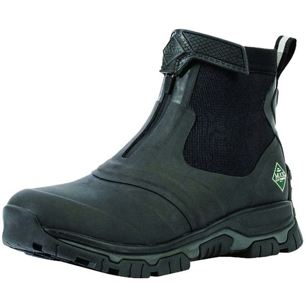 Muck Boots Apex Mid Zip Men's Boots in Black/Dark Shadow