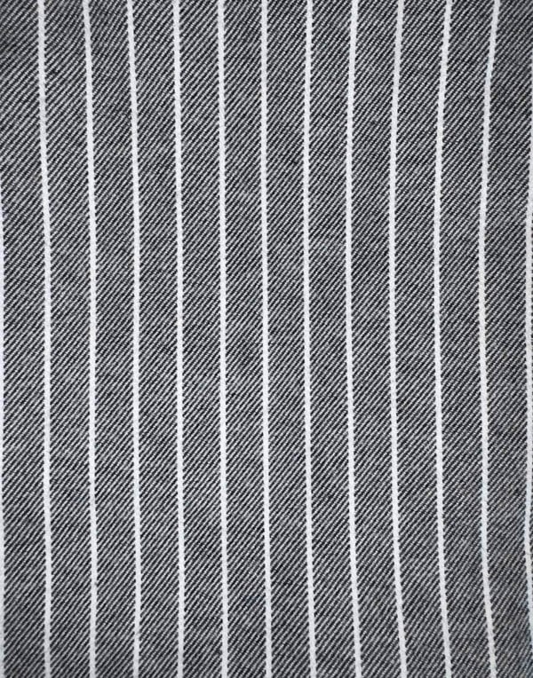 British Boxers Women's Brushed Cotton Dressing Gown – Chalk Stripe