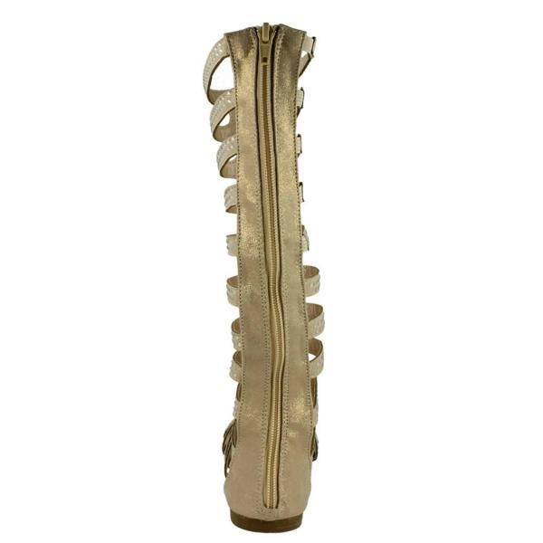 Spot On Girls Spot On Knee High Gladiator Sandals