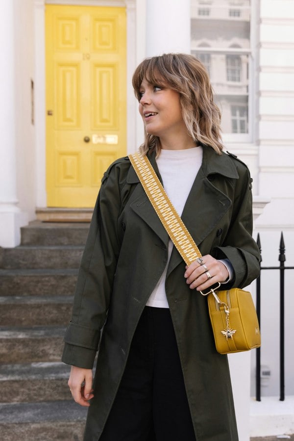 Alice Wheeler Bee Faux Leather Camera Crossbody Soho Bag