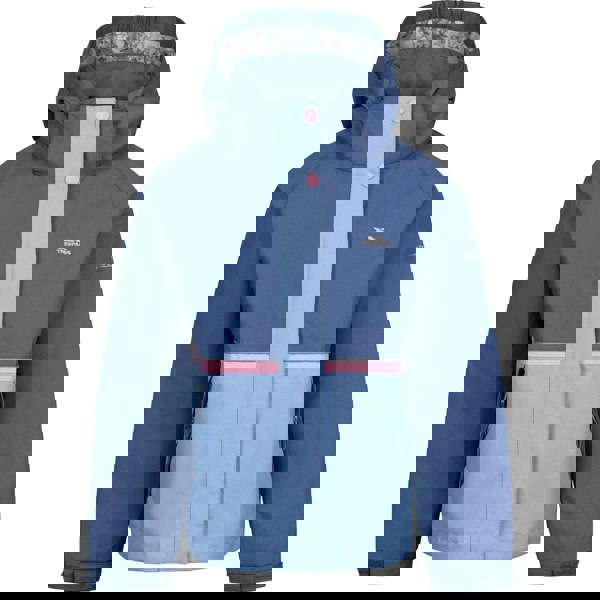 Trespass Girls Allora TP50 Waterproof Jacket - Blue Tone