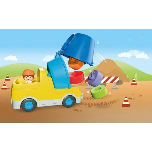 Playmobil JUNIOR: Concrete Mixer - 72083 Playset