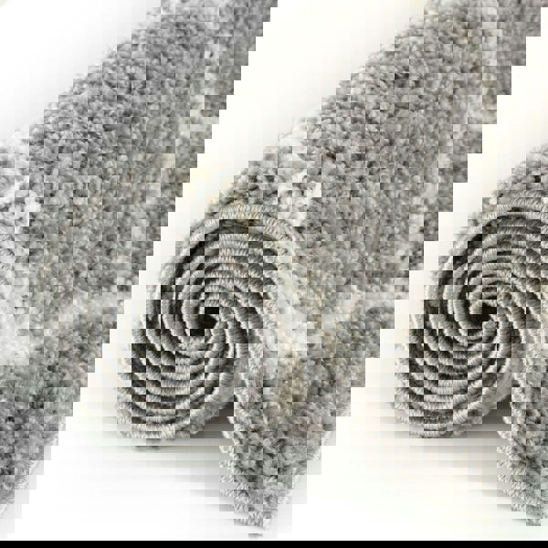 Trellis Design Thick Shaggy Area Rugs Grey