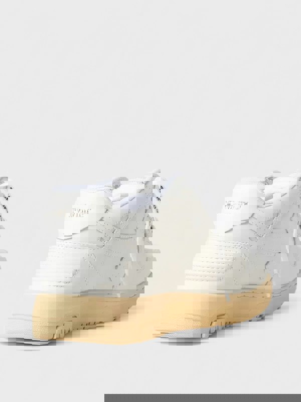 Off-White Out Of Office Ooo Low Tops White Beige Sole - Mens