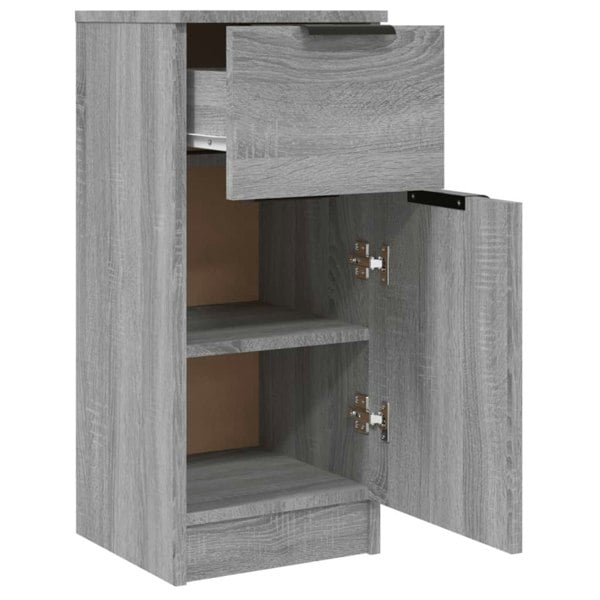 Berkfield Sideboards 2 pcs Grey Sonoma 30x30x70 cm Engineered Wood