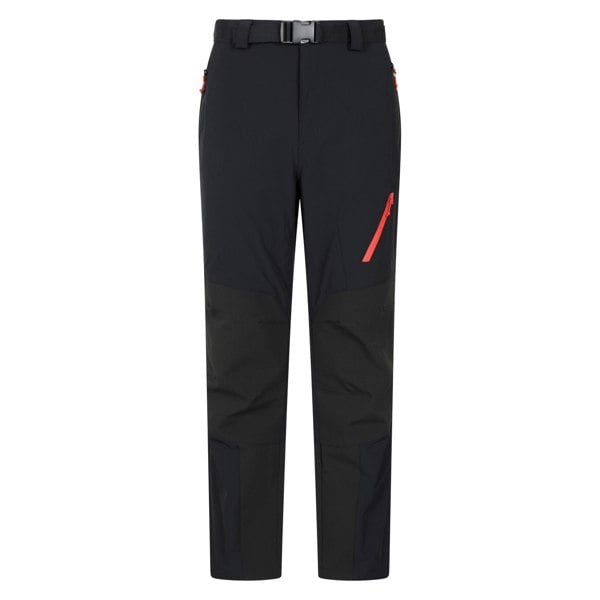 Mountain Warehouse Mens Forest Fleece Lined Two Tone Winter Trousers - Black