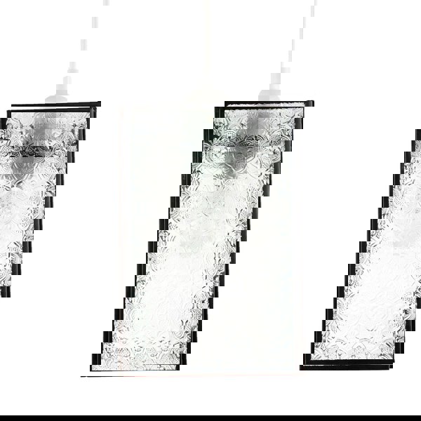 Vintage Traditional Bronze Pendant Shade with Clear Moroccan Glass Image 5