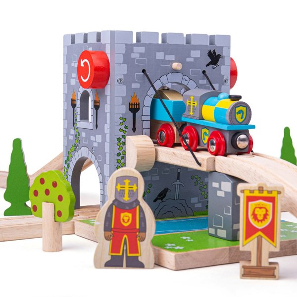 Bigjigs Rail Wooden Drawbridge - Wooden Train Set Accessory