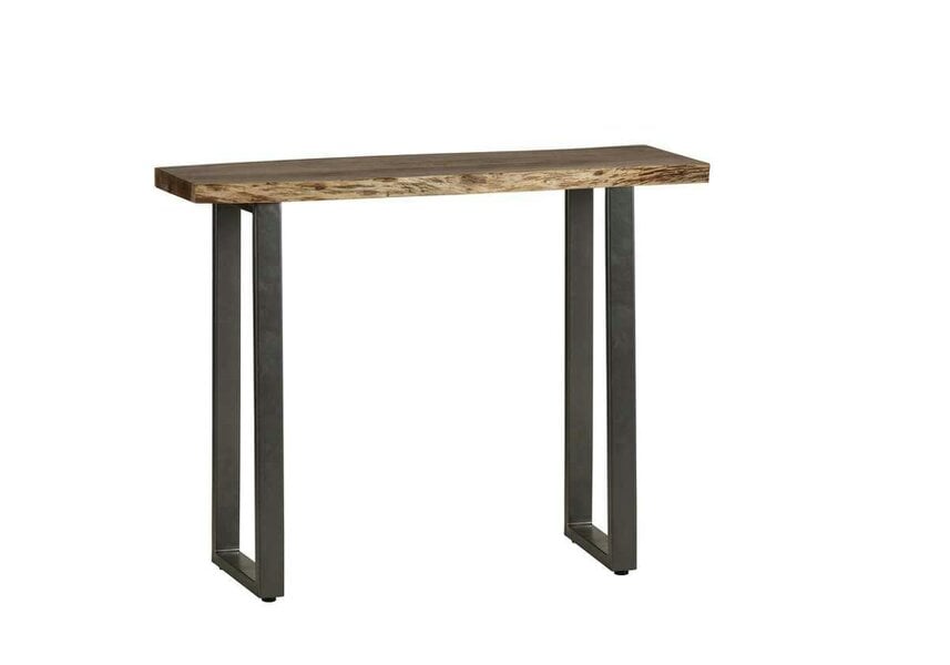 Wyld Haus Wellington Acacia Wood Live Edge Modern Console Table