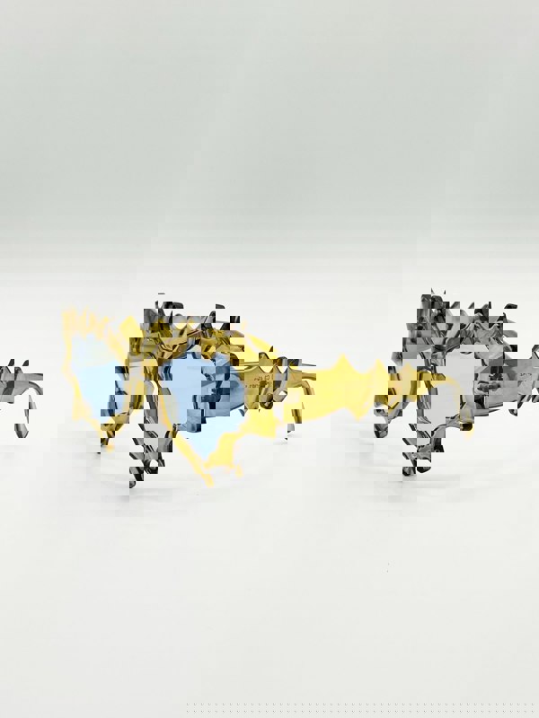 SVNX Y2K Irregular Novelty Sunglasses in Brown