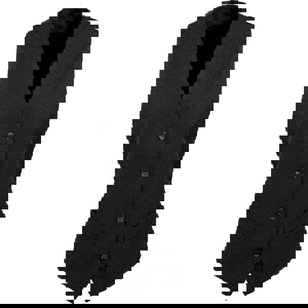 Premier Womens/Ladies Lined Polyester Waistcoat / Bar Wear / Catering (Pack of 2) - Black