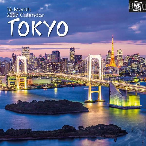Tokyo Calendar 2027, Wall Calendars, Month To View, Travel, Gift