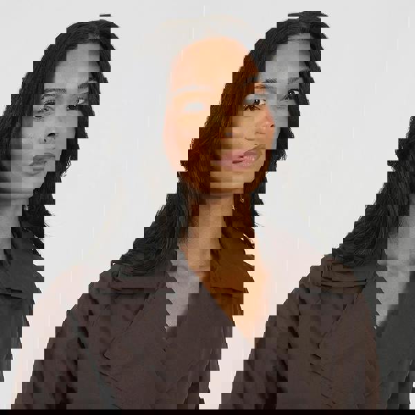 Brave Soul Chocolate Double Breasted Short Trench Coat - Chocolate Image 4