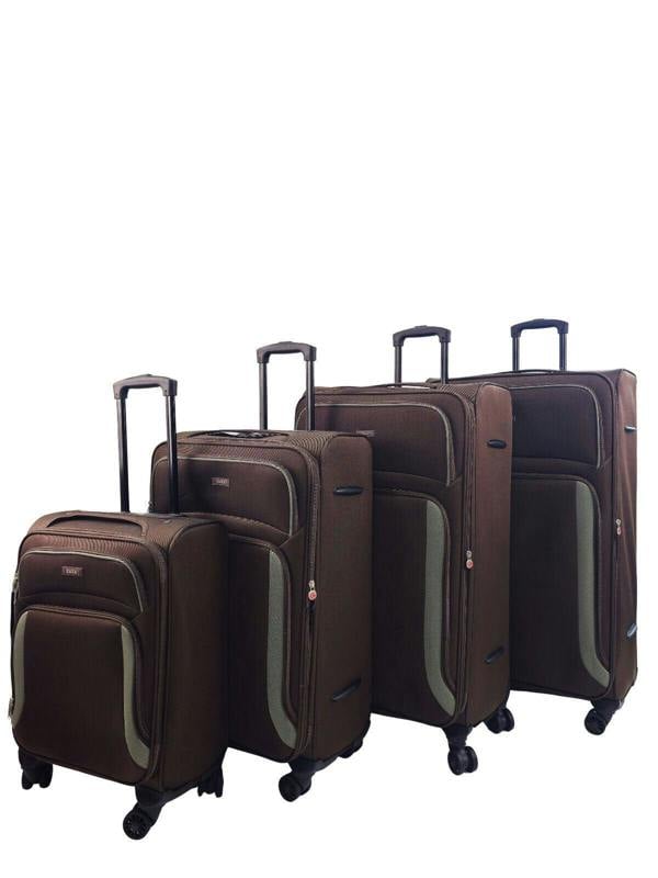 Eagle Luggage Soft Shell Suitcase Luggage Set Travel Light Carry On Cabin Bag