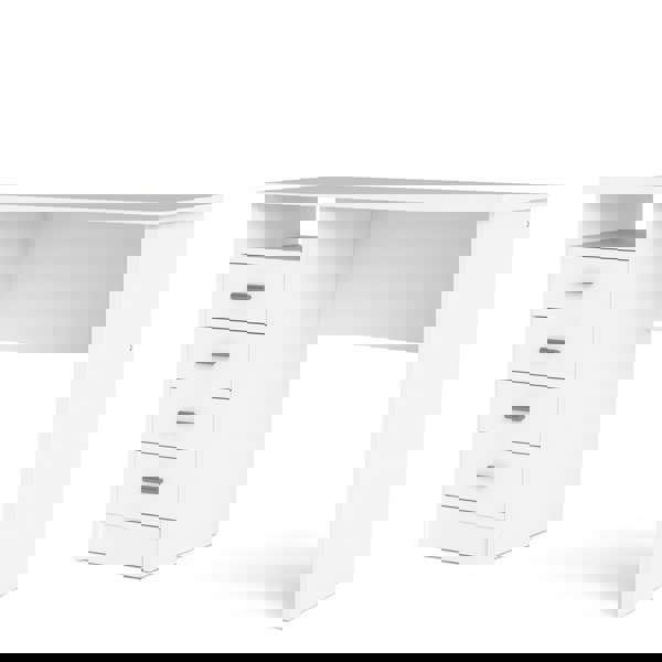 Furniture To Go Function Plus 4 Drawer Desk in White