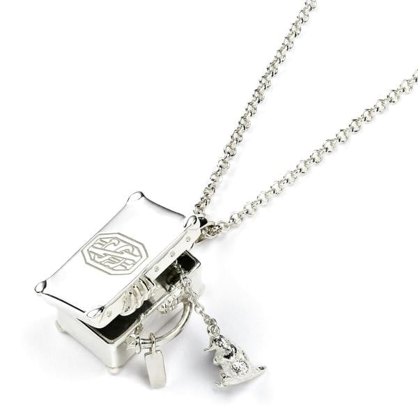 Fantastic beasts  sterling silver Newts case locket with Nifler Pendant 
