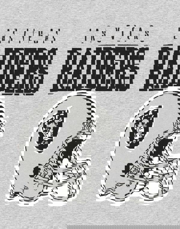 NFL Womens Grey Las Vegas Raiders Short Sleeved T-Shirt