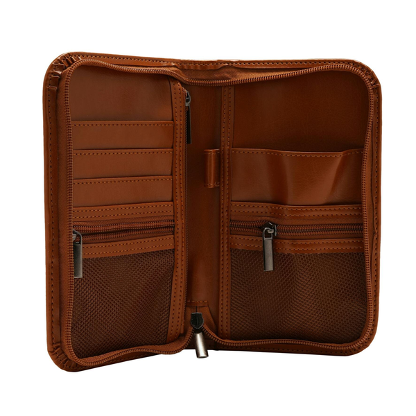 Harvey Makin Passport & Travel Document Holder - Tan