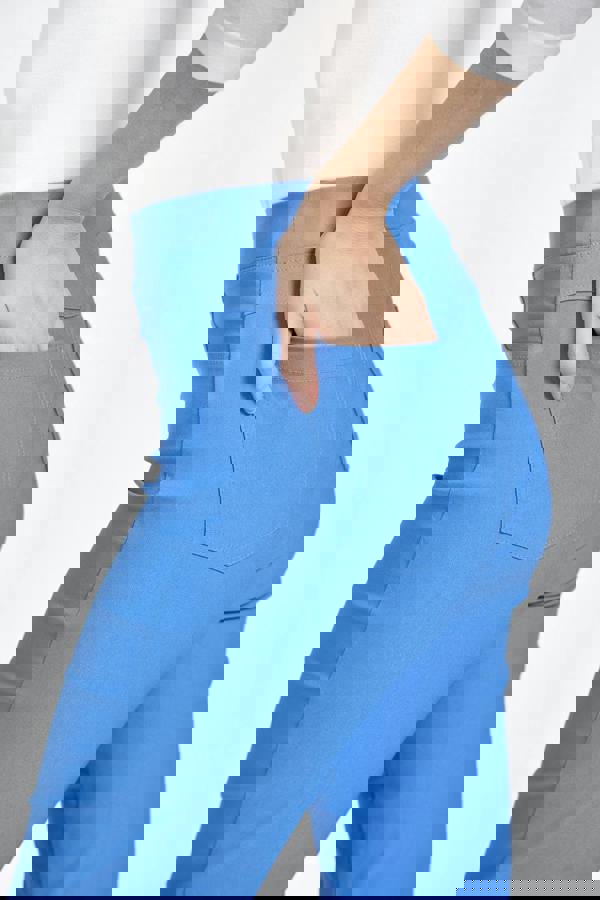 Mudflower Eyelet Detailed Bengaline Stretch Trousers