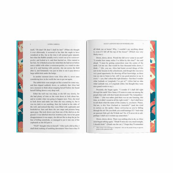 Alice's Adventures in Wonderland by Lewis Carroll (Deluxe Hardback Sprayed Edge Edition)