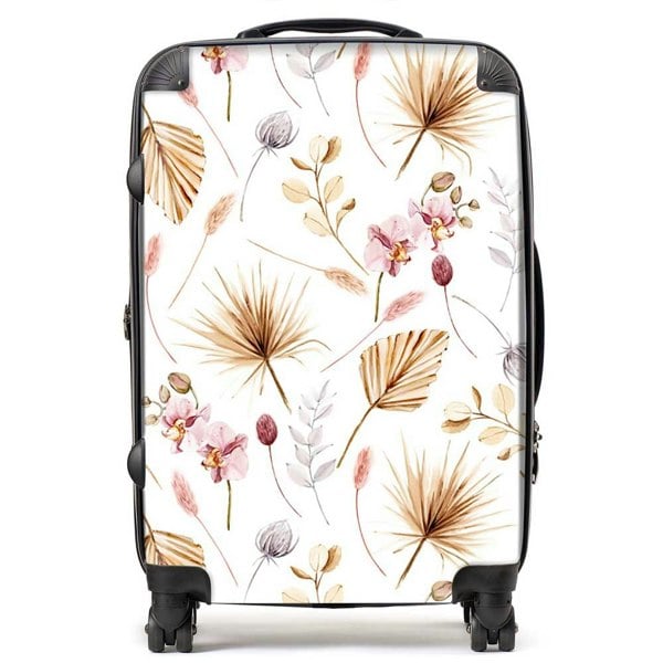 Warren Reed Watercolour Orchids Suitcase