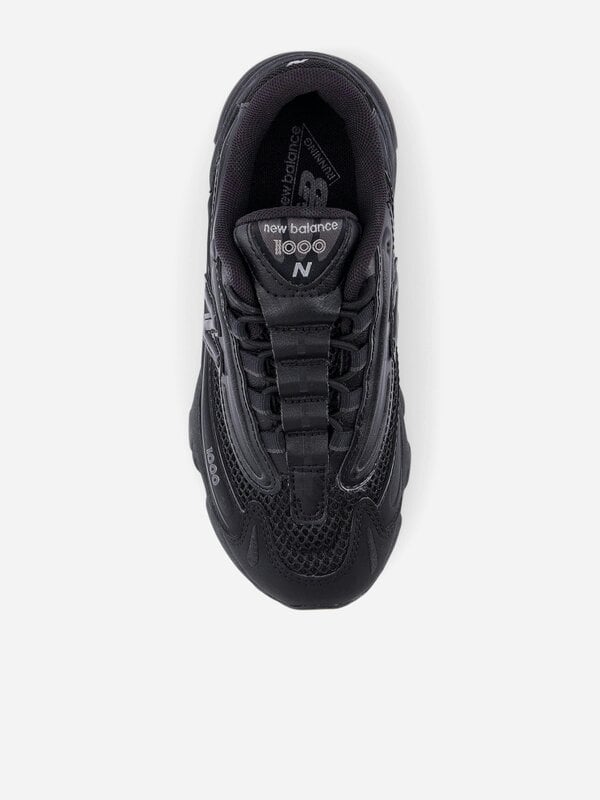 New Balance Kids 1000 Lace Trainers in Black