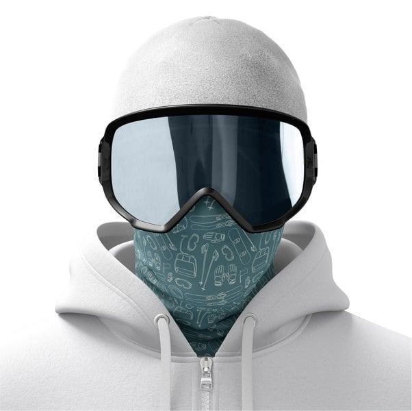 RUFFNEK Skiing/Snowboarding Equipment Snood Tube Scarf