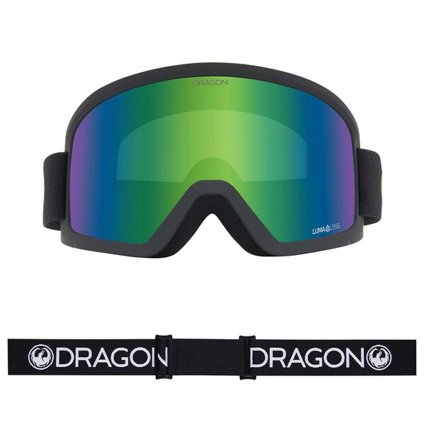 Dragon DX3 L OTG - Black with Lumalens Green Ionized Lens