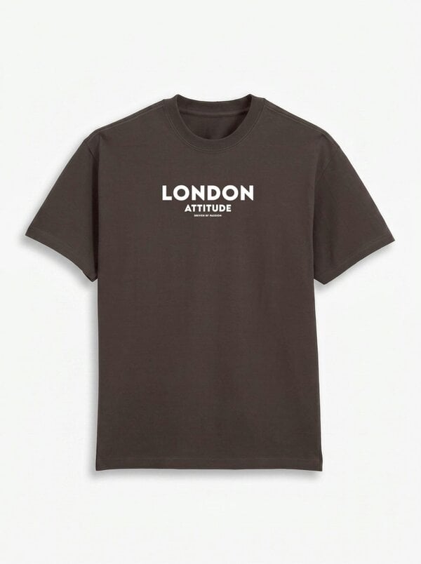 London Attitude Original Creators Dragon Graphic Heavyweight Oversized T-Shirt