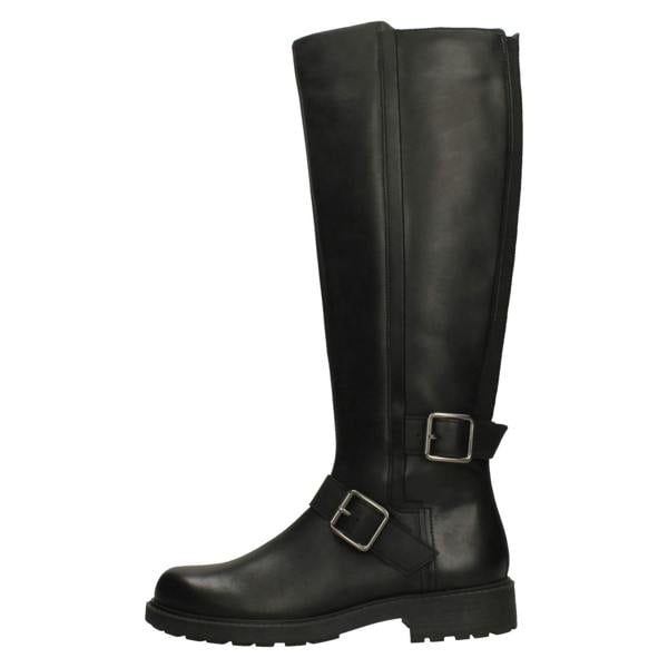 Clarks Ladies Clarks Buckle Detail Knee High Boots Orinoco2 Tall
