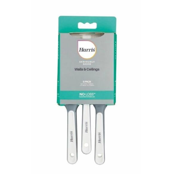 Harris Seriously Good Wall and Ceiling Paint Brush Set (Pack of 5) - White - 