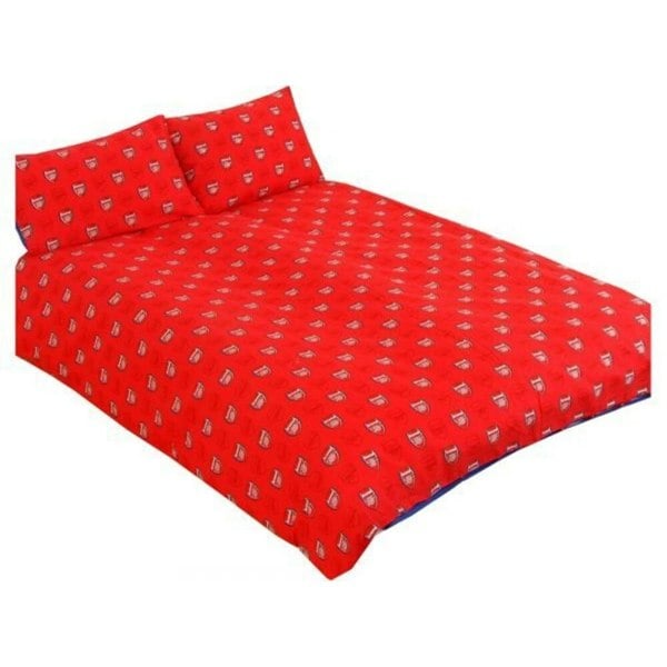 Arsenal FC Pulse Reversible Duvet Cover Set - Red