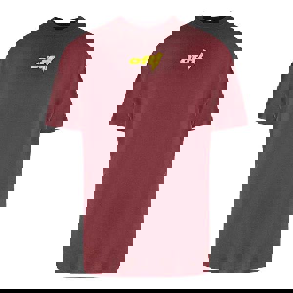 Off White Mens Thunder Oversized T-Shirt - Burgundy - 