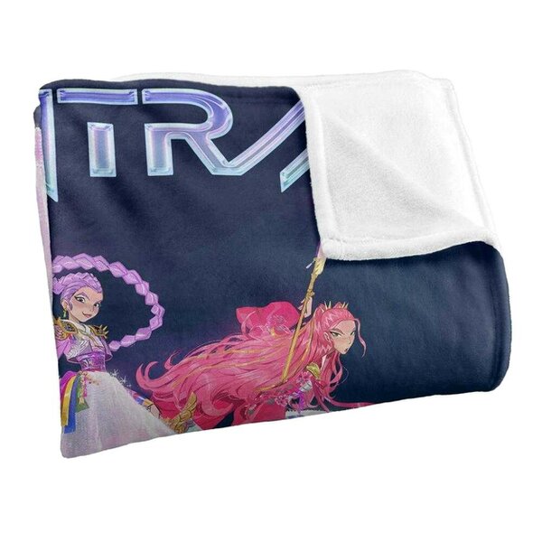 K-Pop Demon Hunters Honmoon Protectors Huntr/X Blanket - Multicoloured