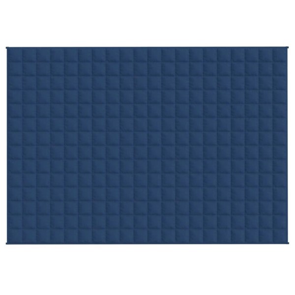 Berkfield Weighted Blanket Blue 138x200 cm Single 6 kg Fabric