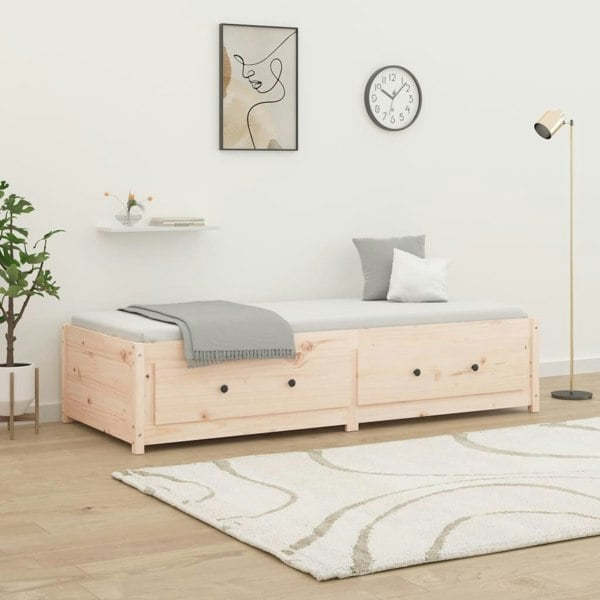 Berkfield Day Bed 90x200 cm Solid Wood Pine