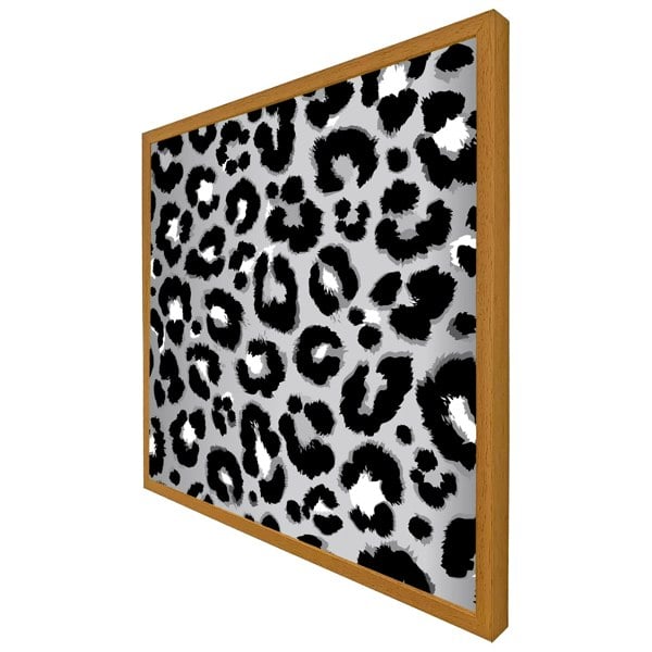 Benjamin Tate Design Silver leopard print (Picutre Frame)